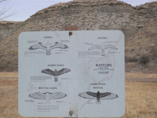 Birds of Prey sign, Arkansas River, Pueblo, Colorado.